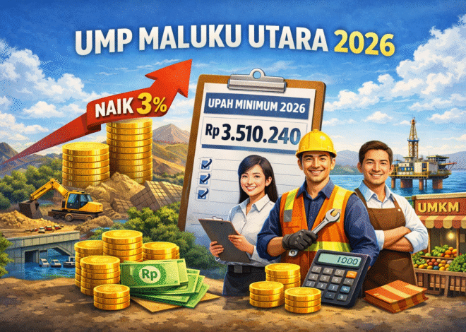 Pemprov Maluku Utara Tetapkan UMP 2026 Naik 3 Persen
