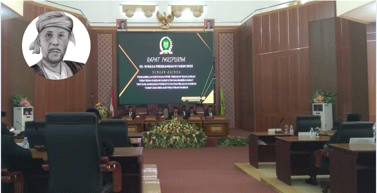 Intrupsi “Kapita Banau”mewarnai Rapat Paripurna DPRD Halbar