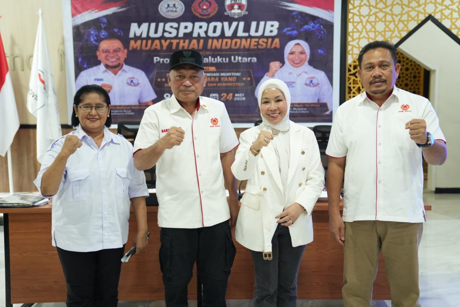 Heni Sutan Muda secara Aklamasi Nakhodai Muaythai Provinsi Maluku Utara